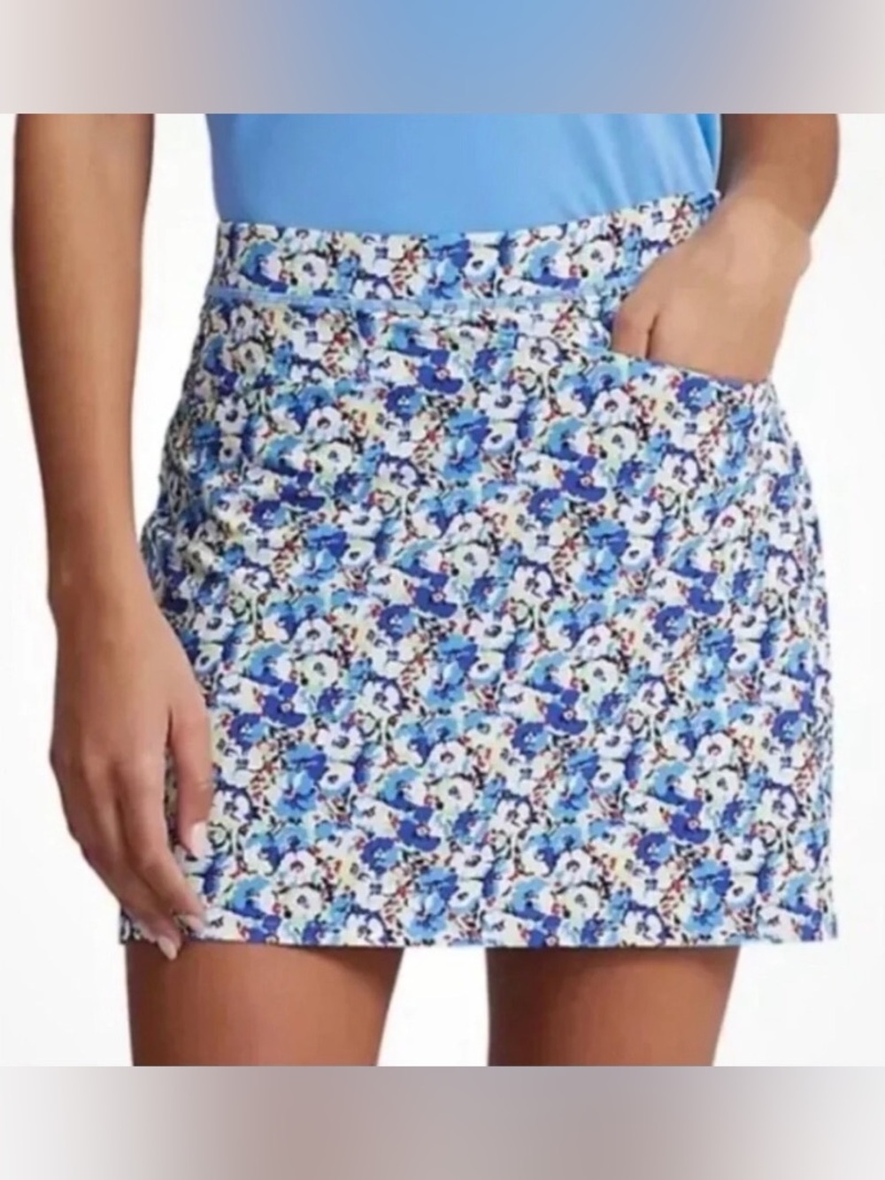 Ralph Lauren RLX Blue Multicolor Skort Size Large(12-14)